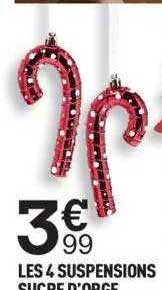 les 4 suspensions sucre d'orge