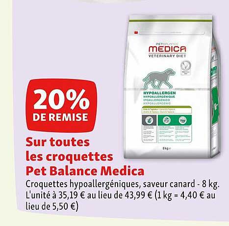 les croquettes pet balance medica