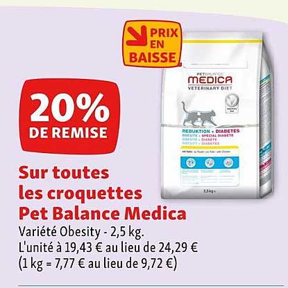 les croquettes pet balance medica