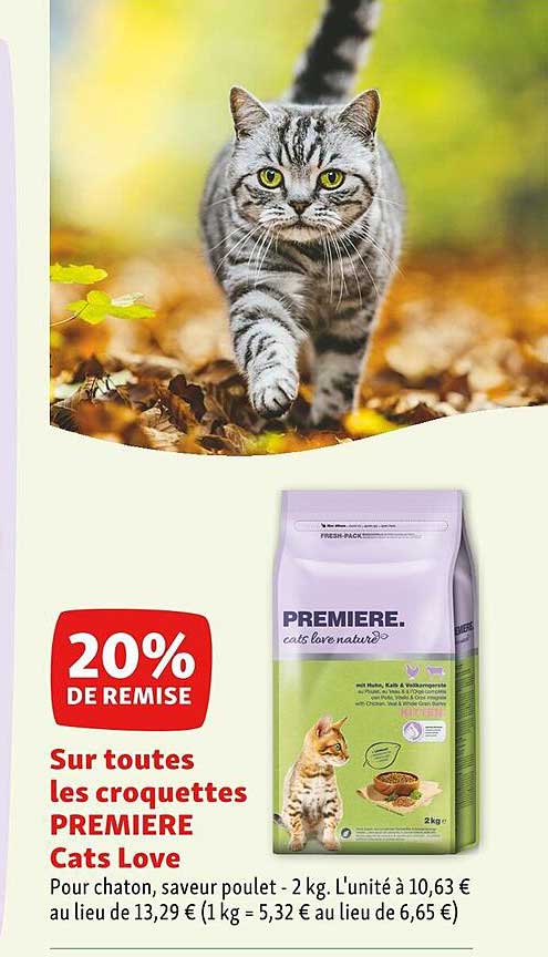 Les Croquettes Première Cats Love