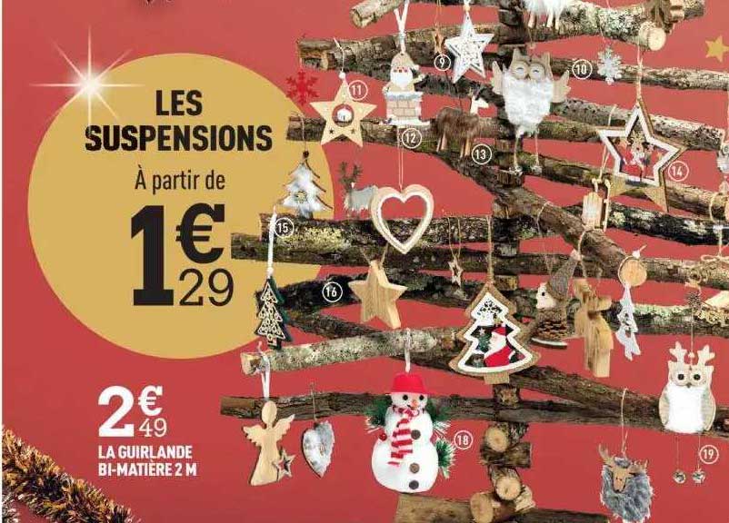 Les Suspensions, La Guirlande Bi-matière 2 M