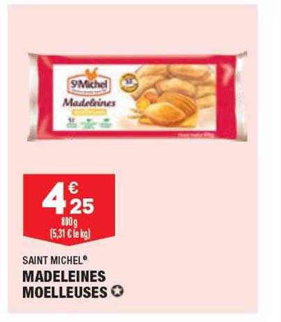 Madeleines Moelleuses Saint Michel