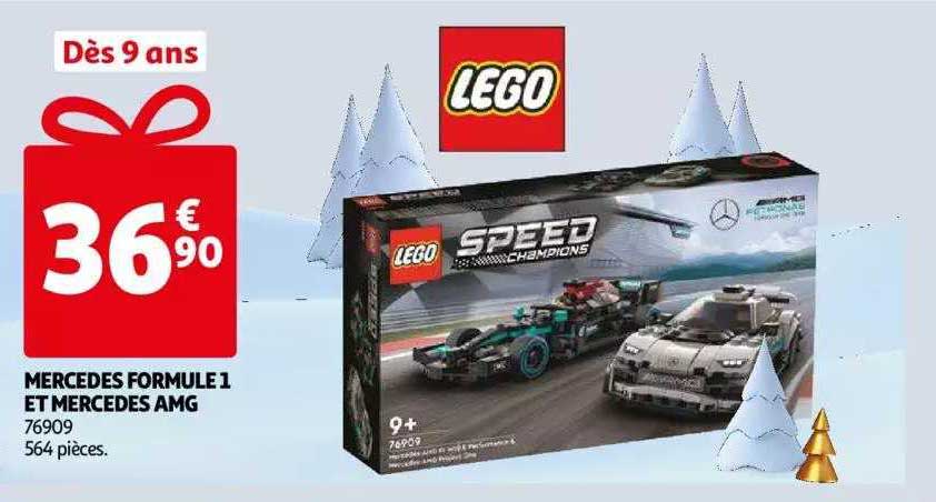 mercedes formule 1 et mercedes amg lego speed champions