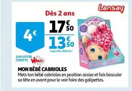 mon bébé cabrioles lansay
