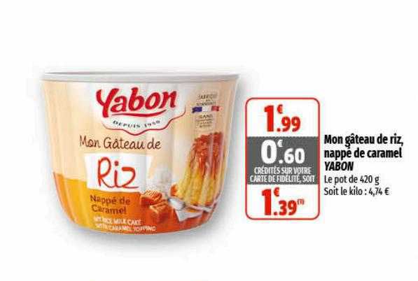 mon gâteau de riz, nappe de caramel yabon