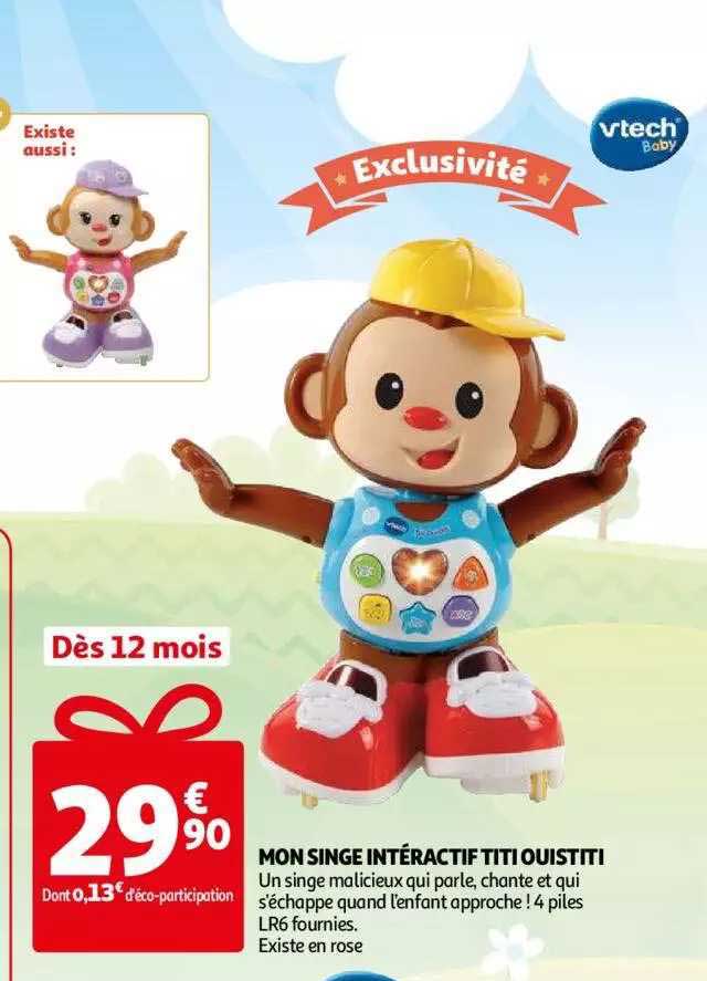 mon singe interactif titi  ouistiti