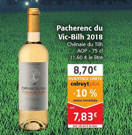 pacherenc du vic-bilh 2018 chênaie du tilh