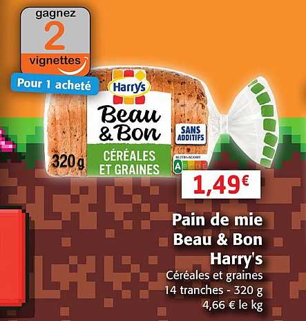 pain de mie beau & bon harry's