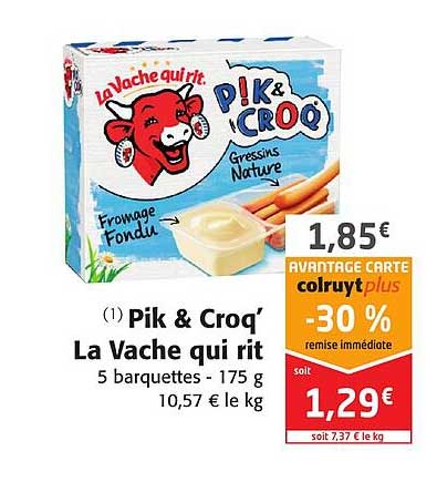 pik & croq' la vache qui rit