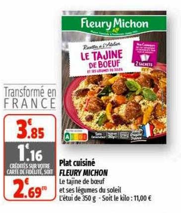 plat cuisiné fleury michon
