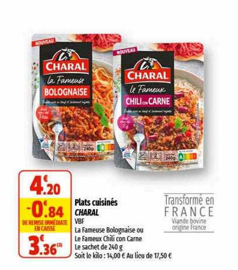 Plats Cuisinés Charal
