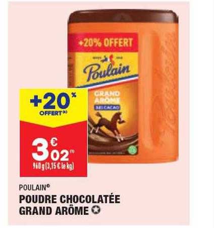 Poudre Chocolatée Grand Arôme Poulain