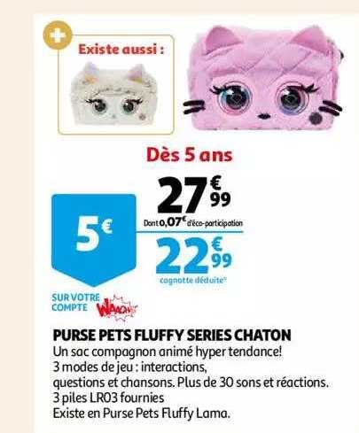 purse pets fluffy séries chaton