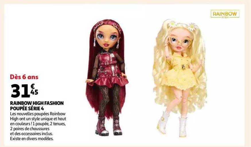 rainbow high fashion poupée série 4