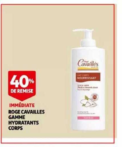 roge cavailles gamme hydratants corps