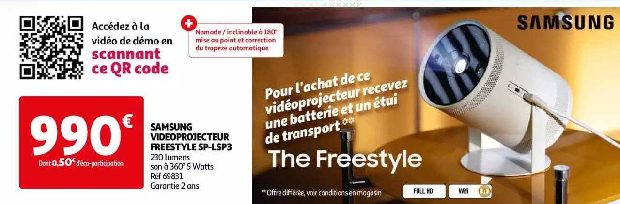 samsung vidéo projecteur freestyle sp-lsp3