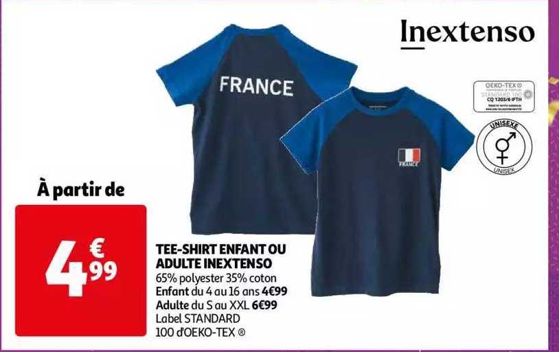 Tee-shirt Enfant Ou Adulte Inextenso