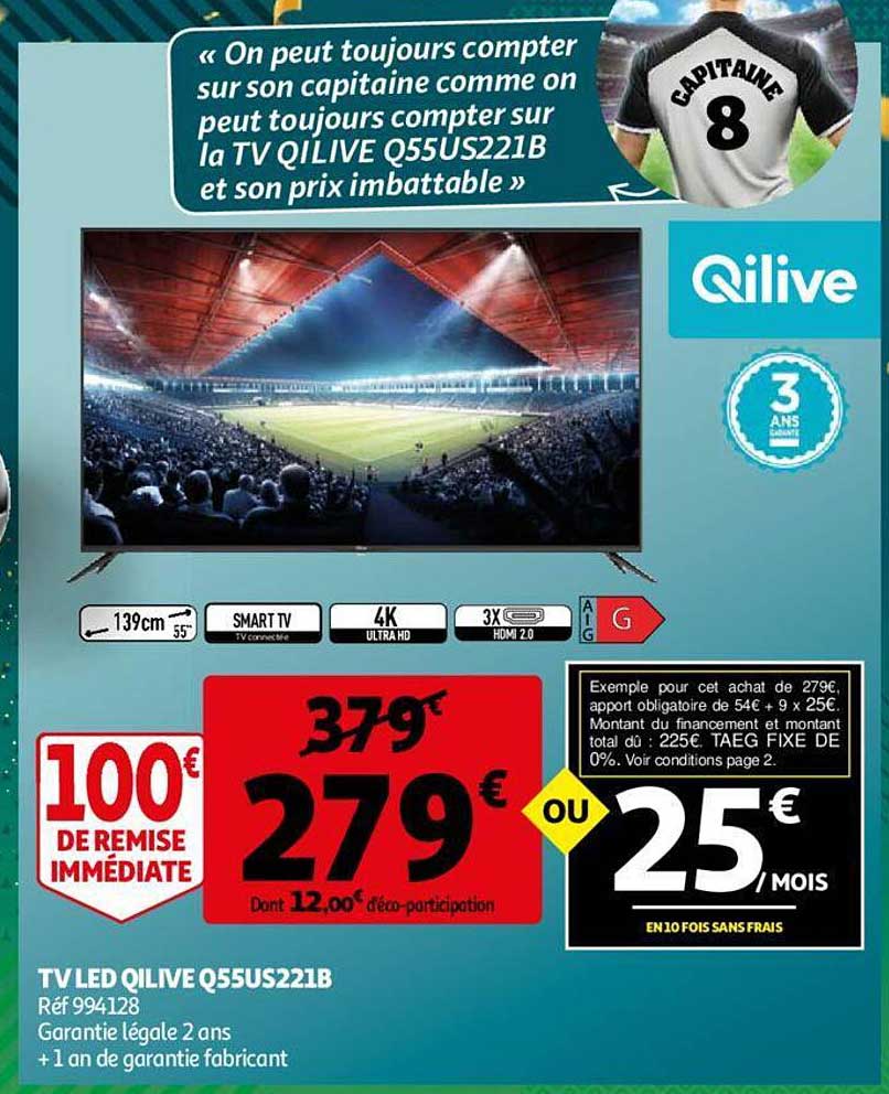 Tv Led Qilive Q55us221b
