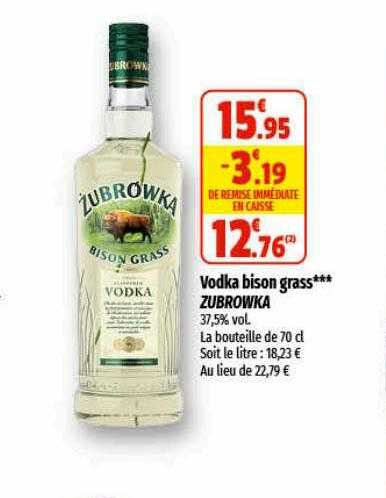 Vodka Bison Grass Zubrowka