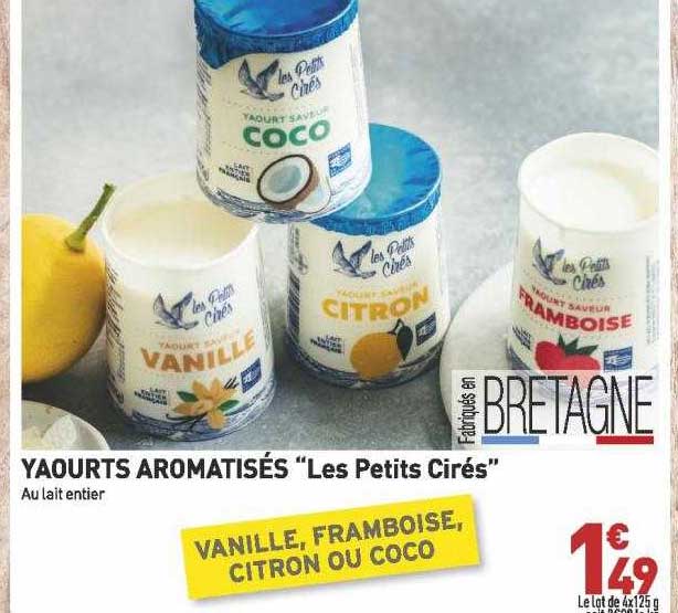 Yaourts Aromatisés "les Petits Cirés"