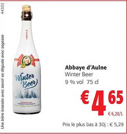 abbay d'aulne winter beer 9% vol