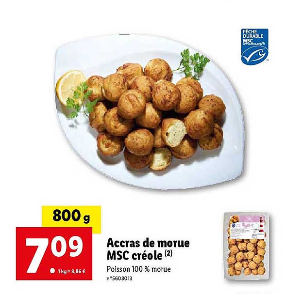 Accras De Morue Msc Créole