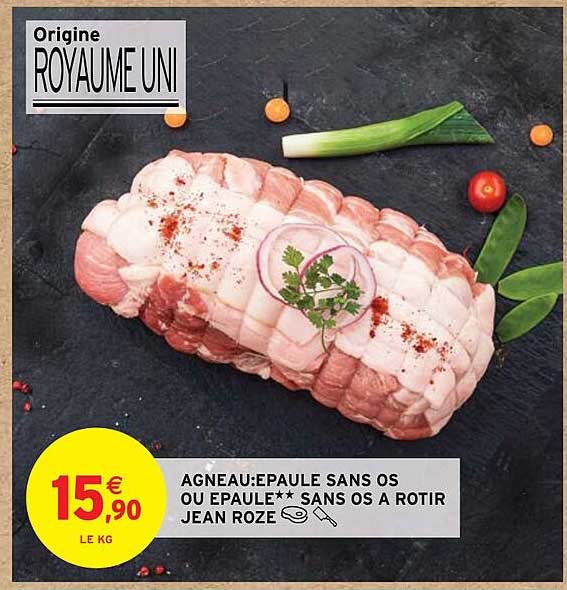 Agnau: épaule Sans Os Ou épuale Sans Os à Rotir Jean Roze