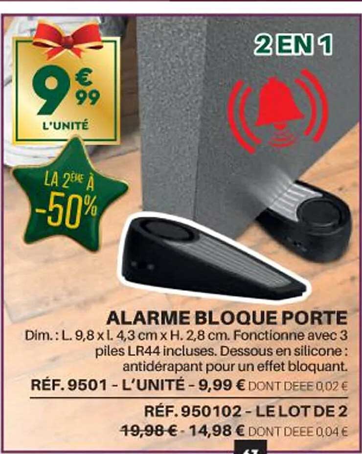 alarme bloque porte
