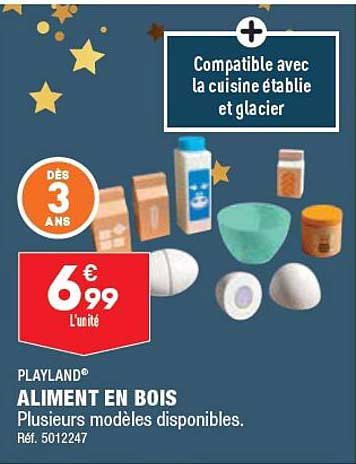 aliment en bois playland