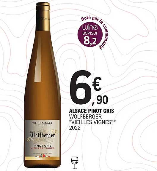 alsace pinot gris wolfberger "vieilles vignes" 2022