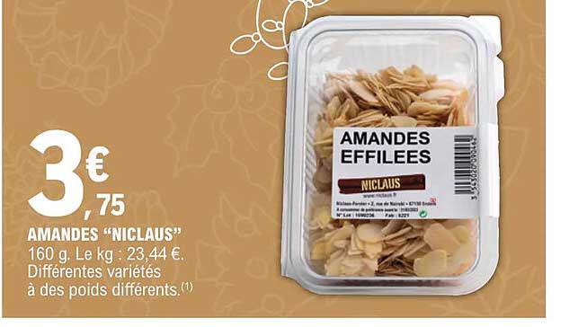 amandes "niclaus"