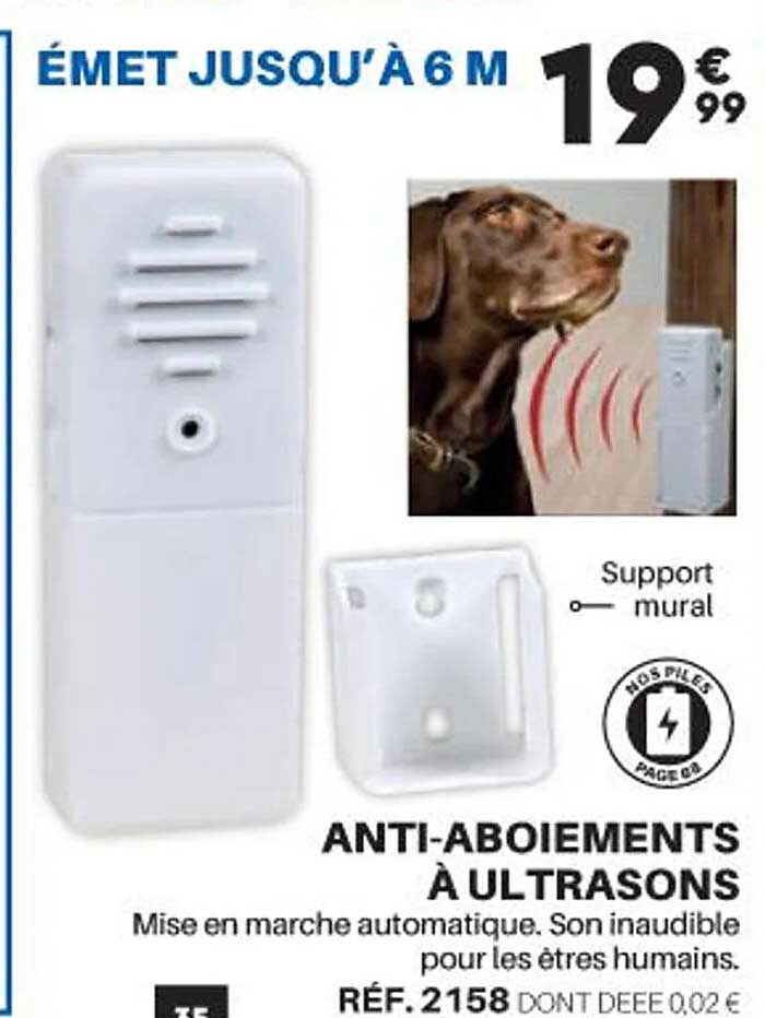 anti-aboiement à ultrasons