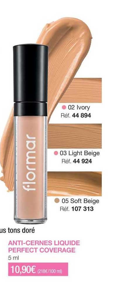 anti-cernes liquide perfect coverage