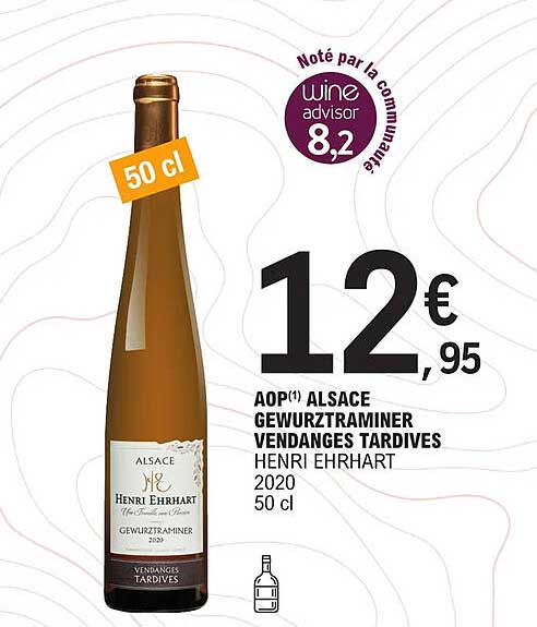 aop alsace gewurztraminer vendanges tardives henri ehrhart 2020