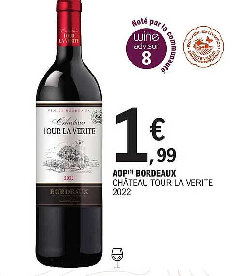 aop bordaux château tour la vérité 2022