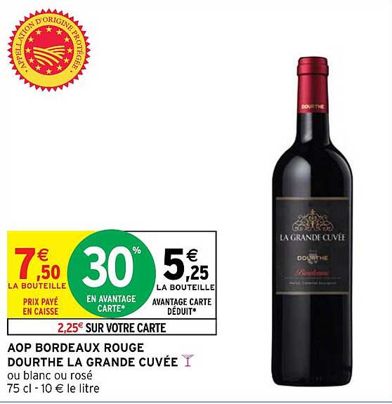 Aop Bordeaux Rouge Dourthe La Grande Cuvée