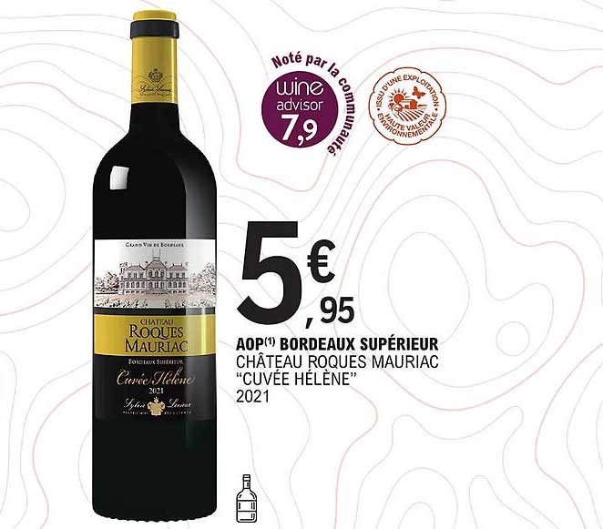 aop bordeaux supérieur château roques mauriac "cuvée hélène" 2021
