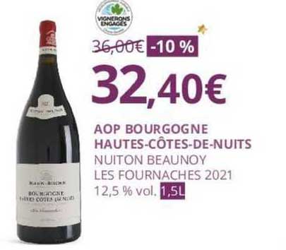 aop bourgogne hautes-côtes-de-nuits nuiton beaunoy les fournaches 2021