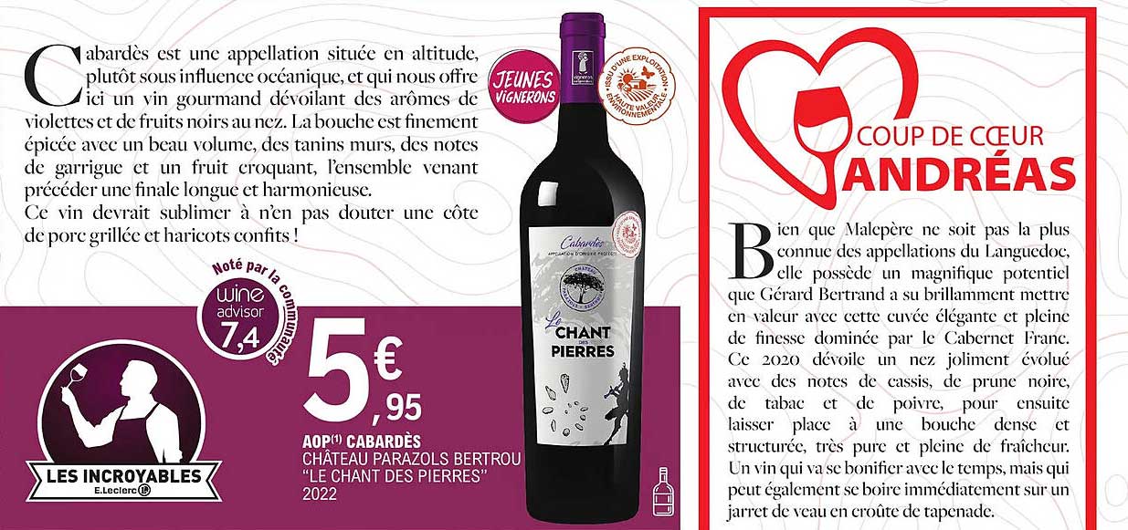 aop cabardès château parazols bertrou "le chant des pierres" 2022