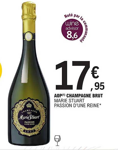 aop champagne brut marie stuart passion d'une reine