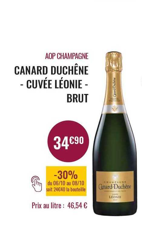 aop champagne canard duchêne - cuvée léonie - brut
