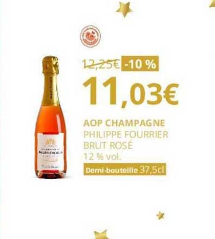 aop champagne philippe fourrier brut rosé