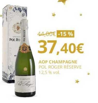 aop champagne pol roger réserve