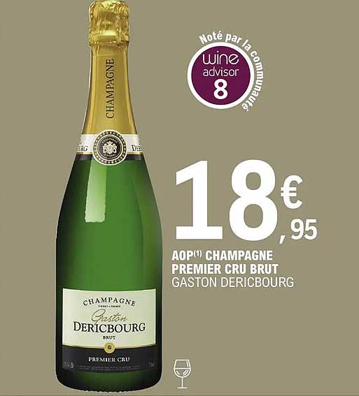 aop champagne premier cru brut gaston dericbourg