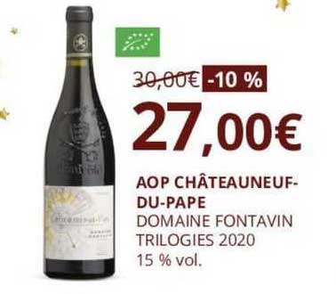 aop châteauneuf-du-pape domaine fontavin trilogies 2020