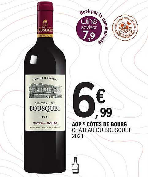 aop côtes de bourg château du bousquet 2021