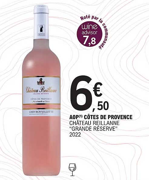 aop côtes de provence château reillanne "grande réserve" 2022