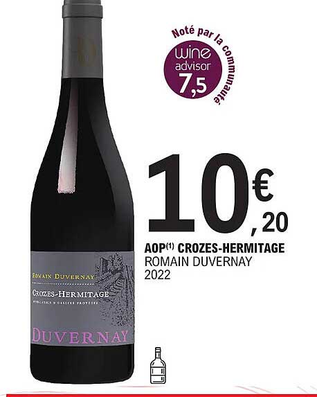 aop crozes-hermitage romain duvernay 2022