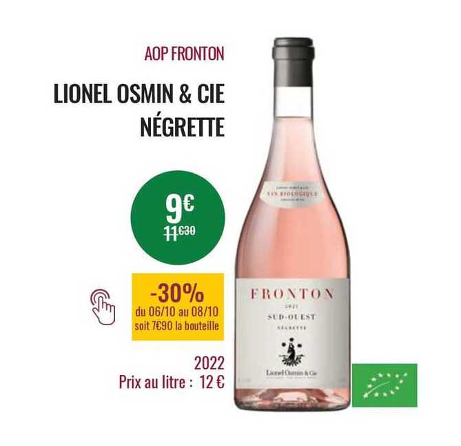aop fronton lionel osmin & cie négrette