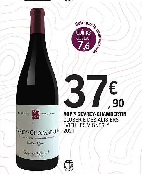 aop gevrey-chambertin closerie des alisiers "vieilles vignes" 2021